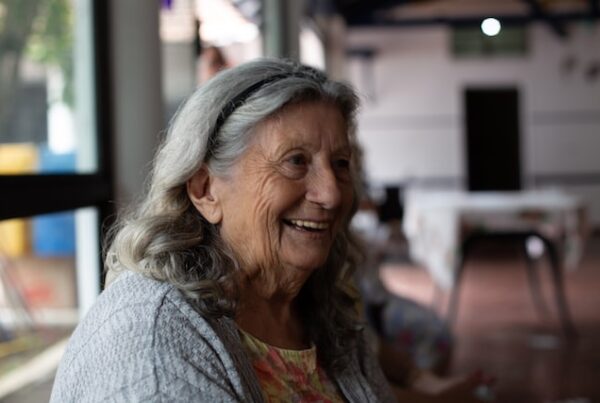 happy senior smiling - for what is senior home care article
